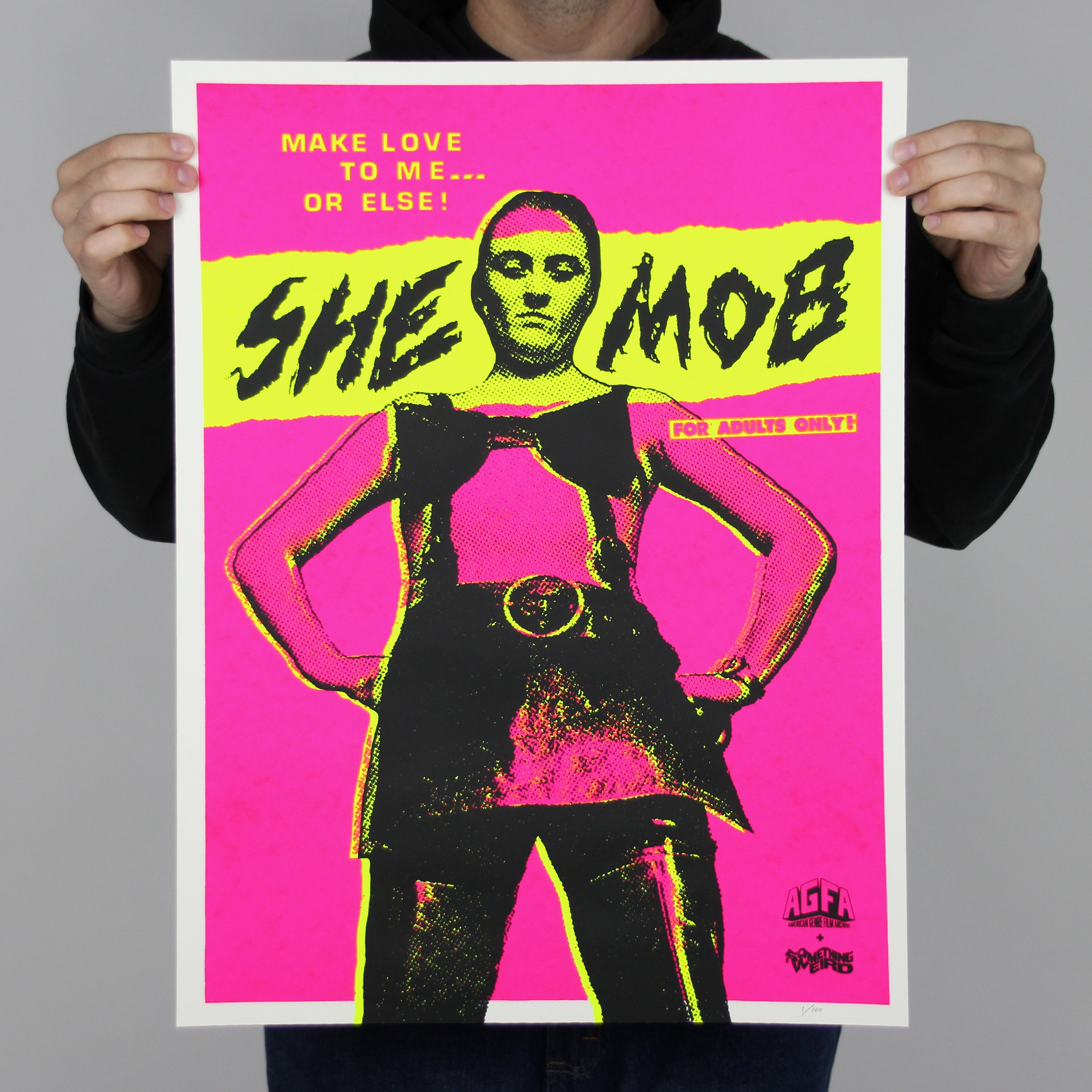 She Mob Limited Edition Screen Print Vinegar Syndrome