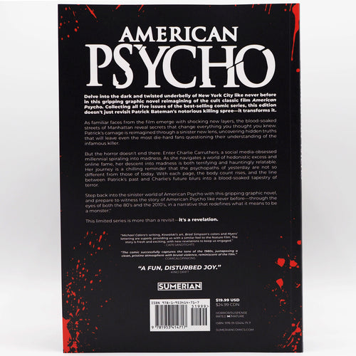 American Psycho: Volume 1 - Paperback Comic Book