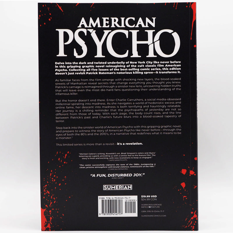 American Psycho: Volume 1 - Paperback Comic Book