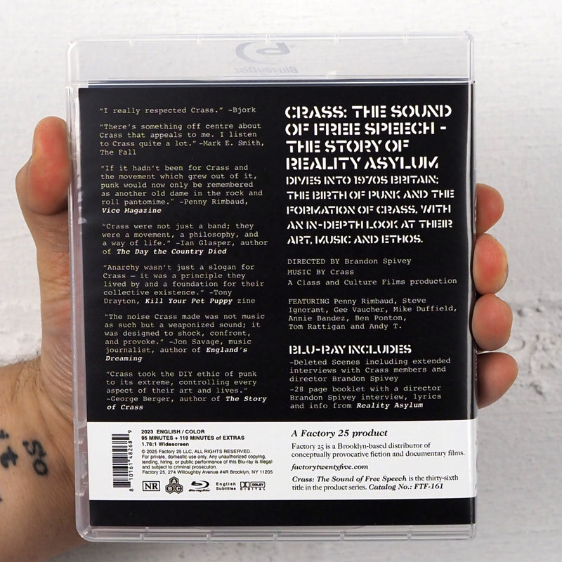Crass: The Sound of Free Speech - The Story of Reality Asylum
