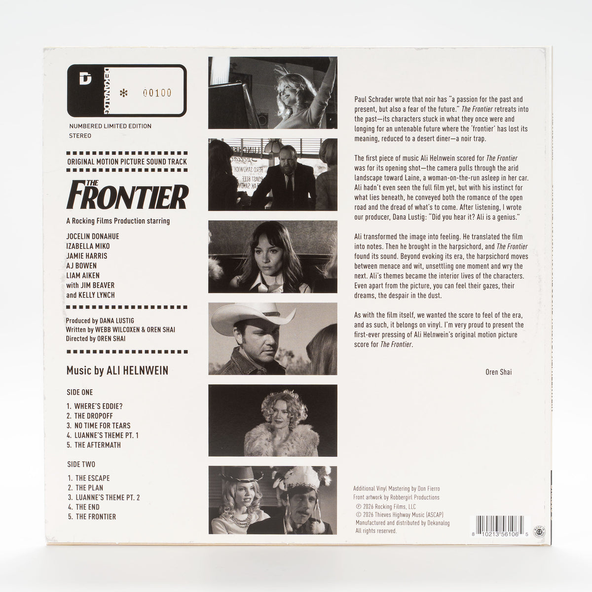 The Frontier - Vinyl Soundtrack LP
