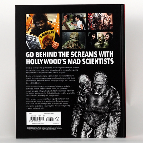 Making Monsters: Inside Stories from the Creators of Hollywood's Most Iconic Creatures - Hardcover Book