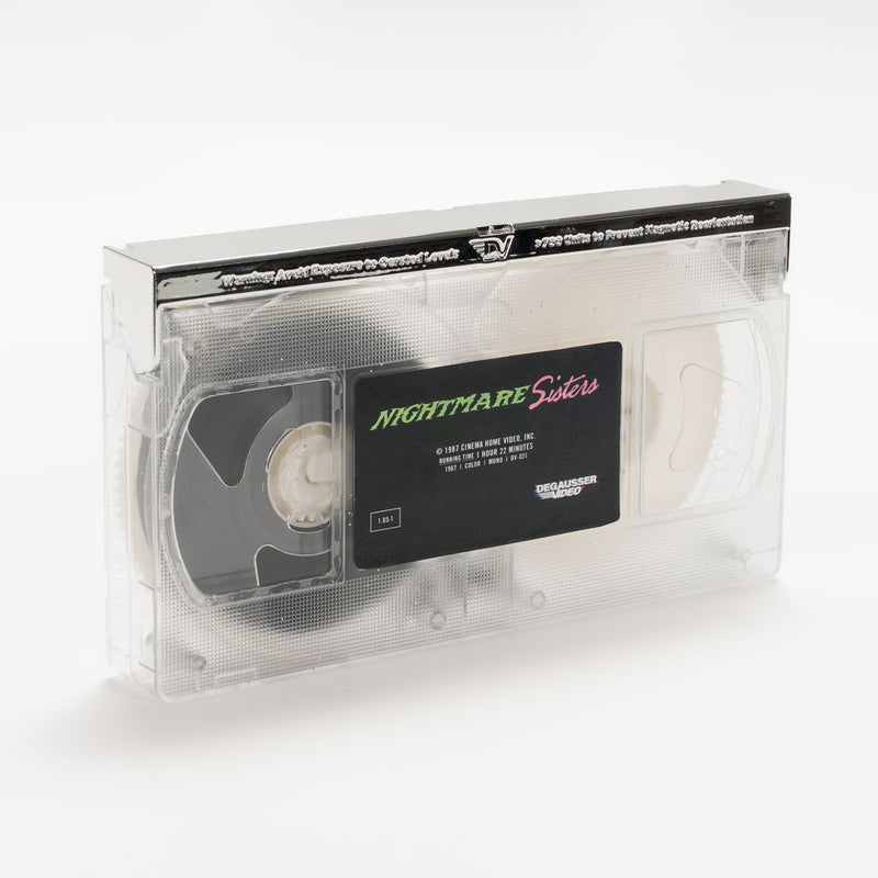 Nightmare Sisters - Limited Edition Deluxe LED VHS – Vinegar Syndrome