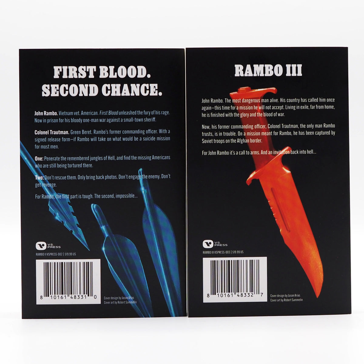 Rambo Novelization Bundle - Paperback Books + VS Press Headband