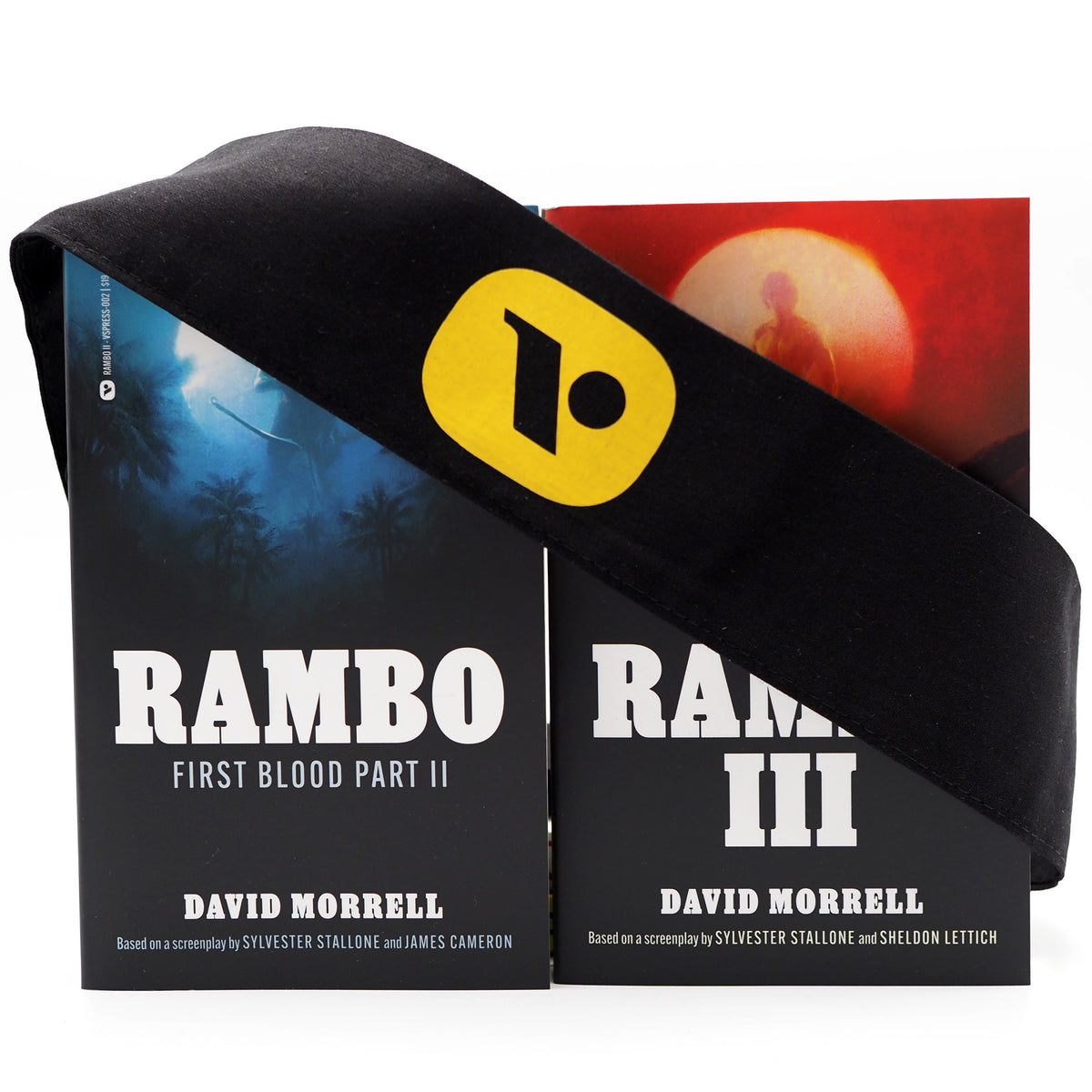 Rambo Novelization Bundle - Paperback Books + VS Press Headband
