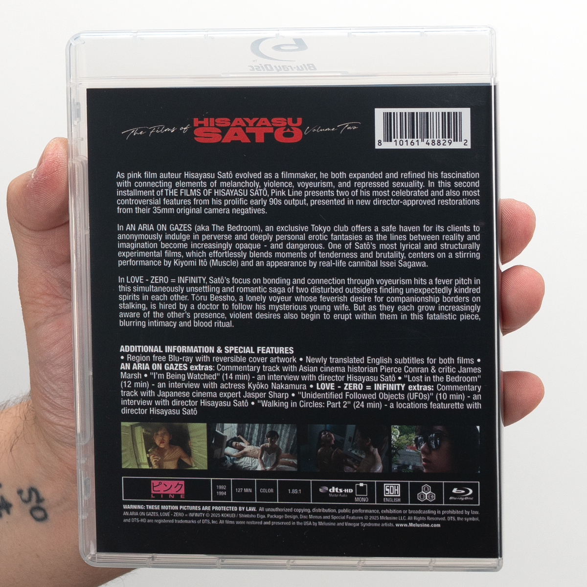 The Films of Hisayasu Satô: Volume #2 - An Aria on Gazes / Love - Zero = Infinity