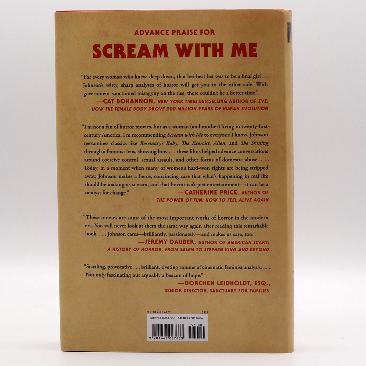 Scream with Me: Horror Films and the Rise of American Feminism (1968-1980) - Hardcover Book