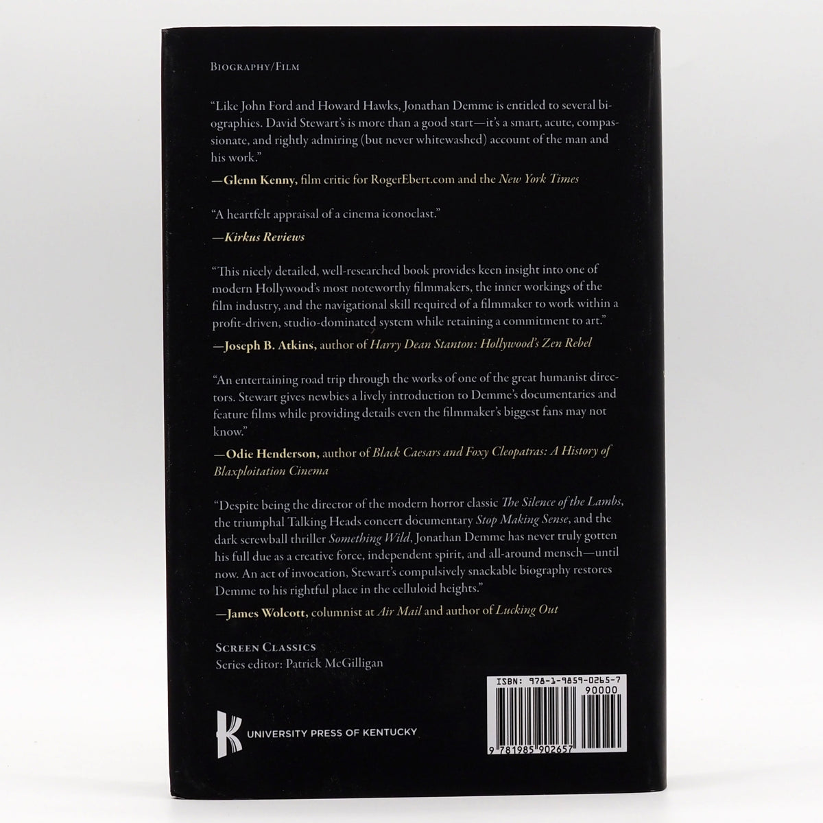 There's No Going Back: The Life and Work of Jonathan Demme - Hardcover Book