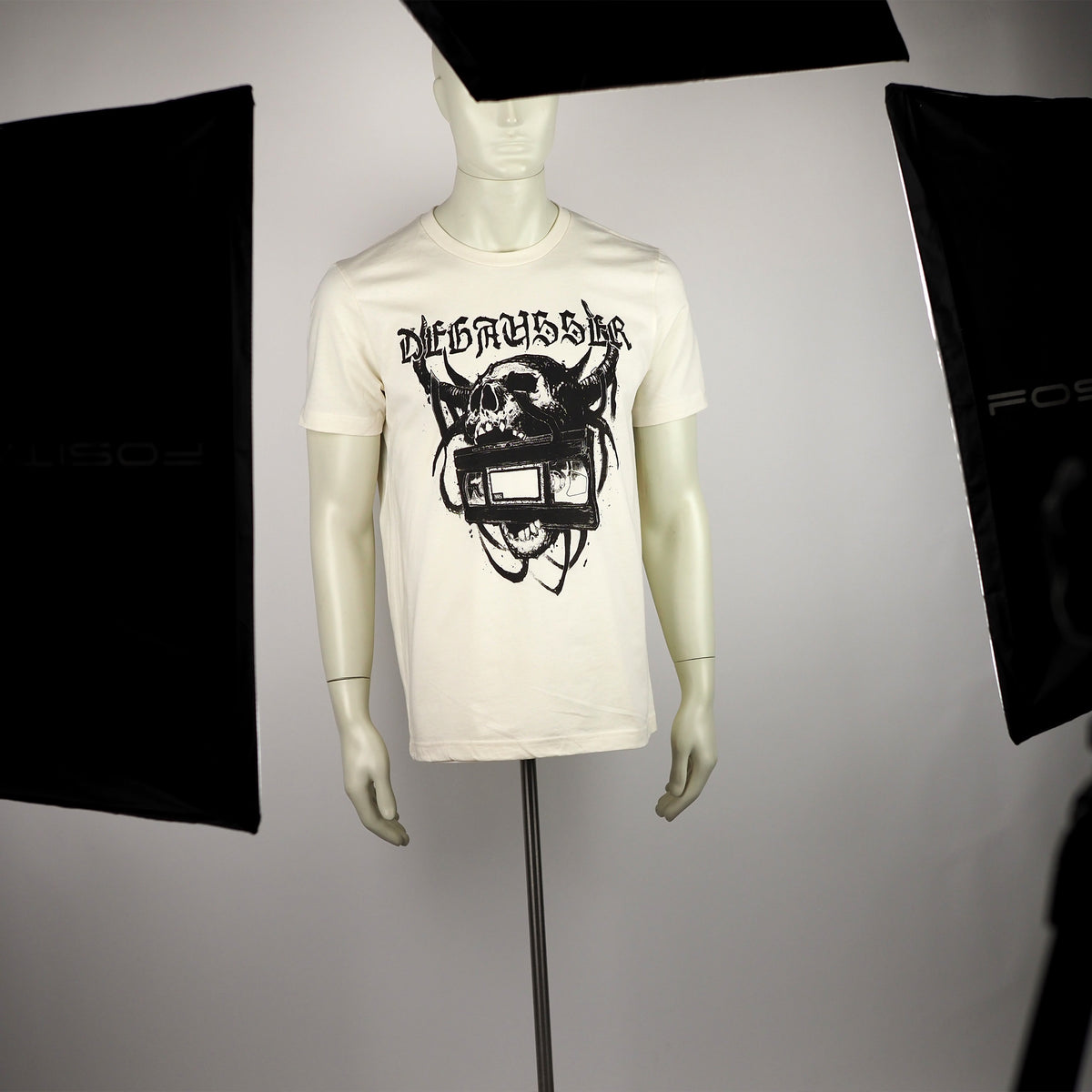 Degausser Video Home Skull - Shirt - Natural