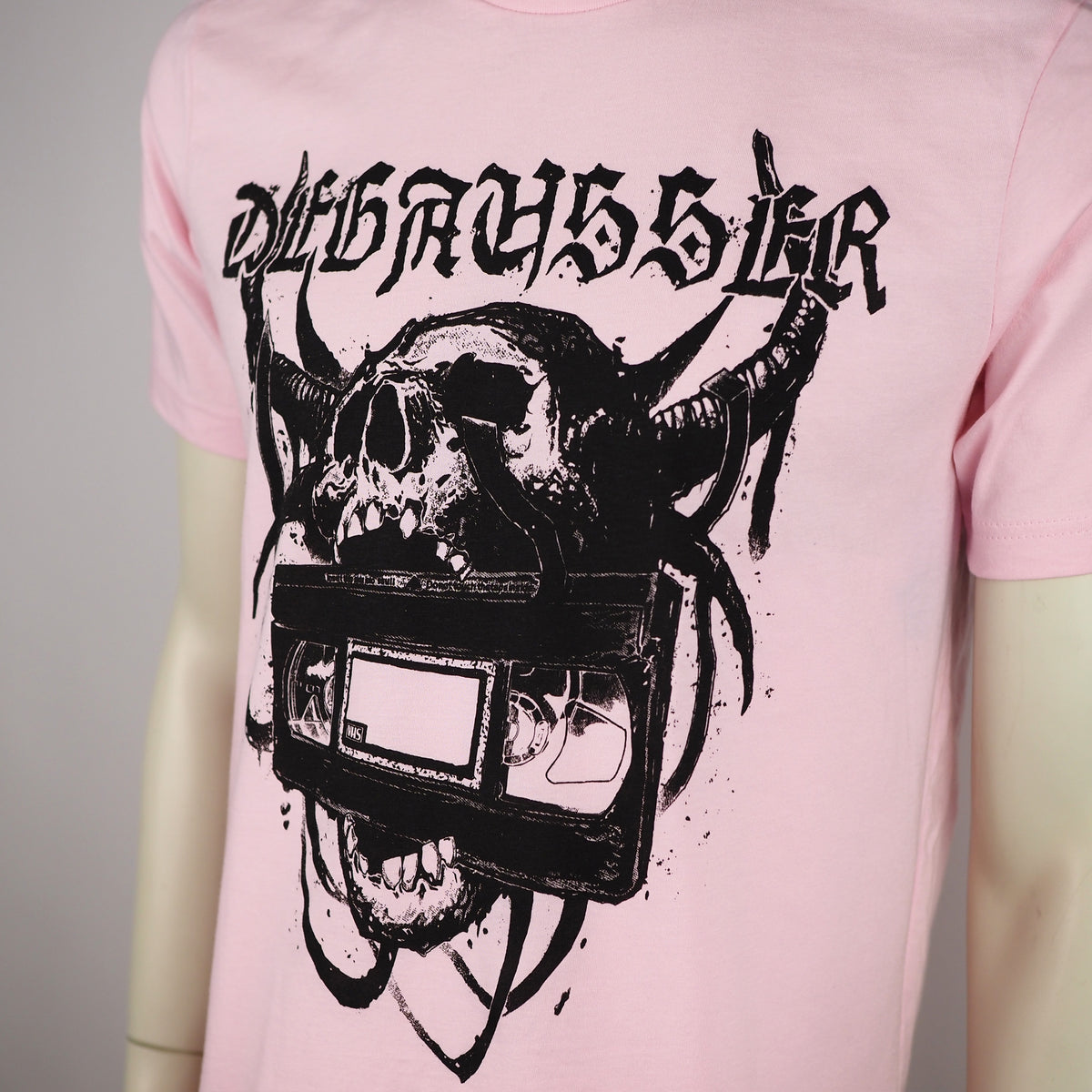 Degausser Video Home Skull - Shirt - Pink