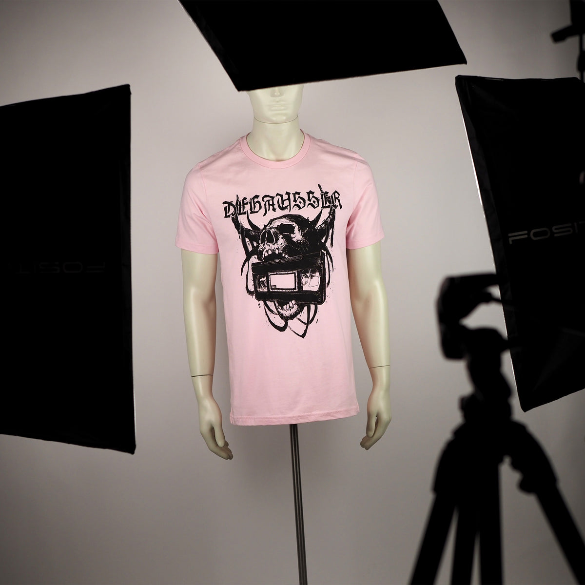 Degausser Video Home Skull - Shirt - Pink