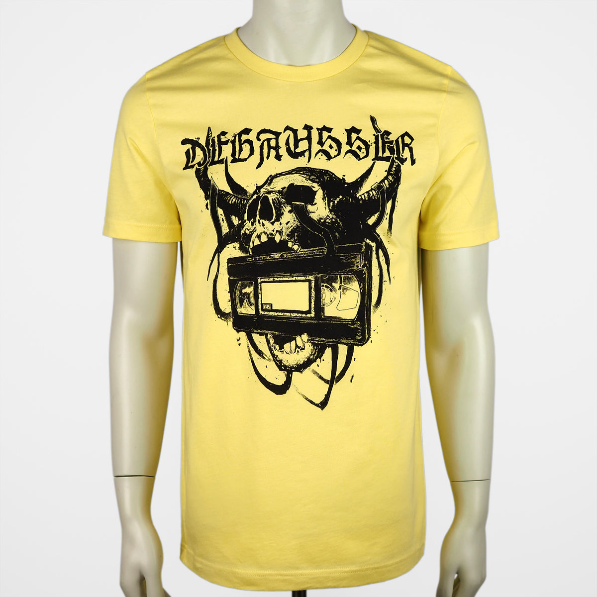 Degausser Video Home Skull - Shirt - Yellow