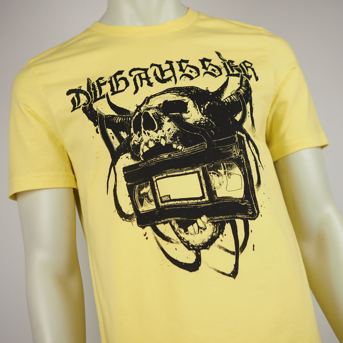 Degausser Video Home Skull - Shirt - Yellow