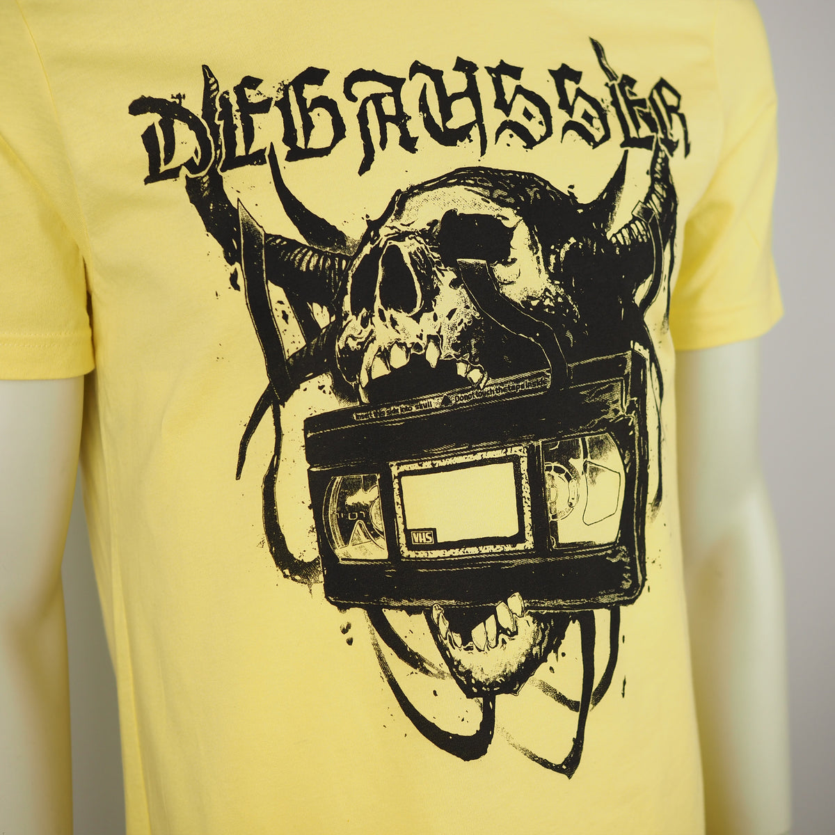 Degausser Video Home Skull - Shirt - Yellow