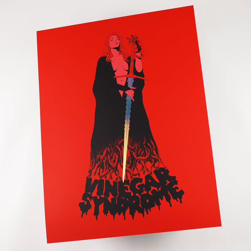 VS Swordstress - Rainbow Holographic Foil Screen Print