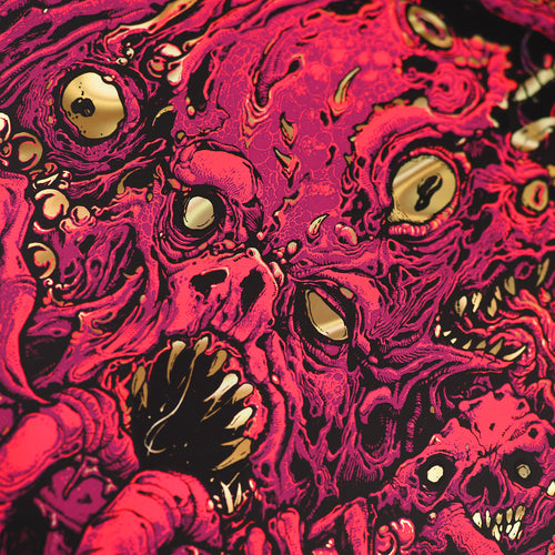 Vinegar Syndrome Trash - Gold Holographic Lava Foil Screen Print