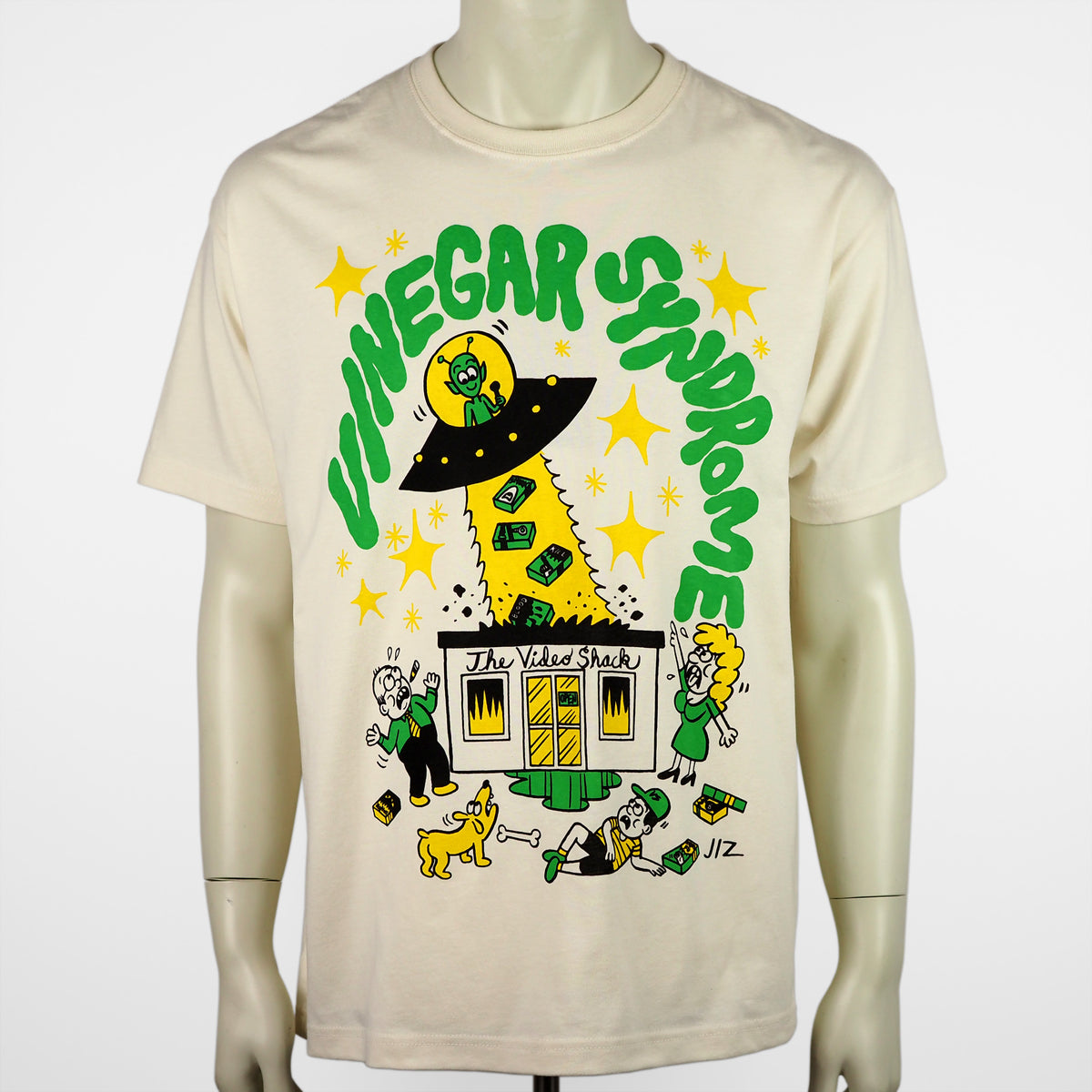 Vinegar Syndrome - Alien Attack on the Video Shack! - Relaxed Fit Heavyweight Shirt