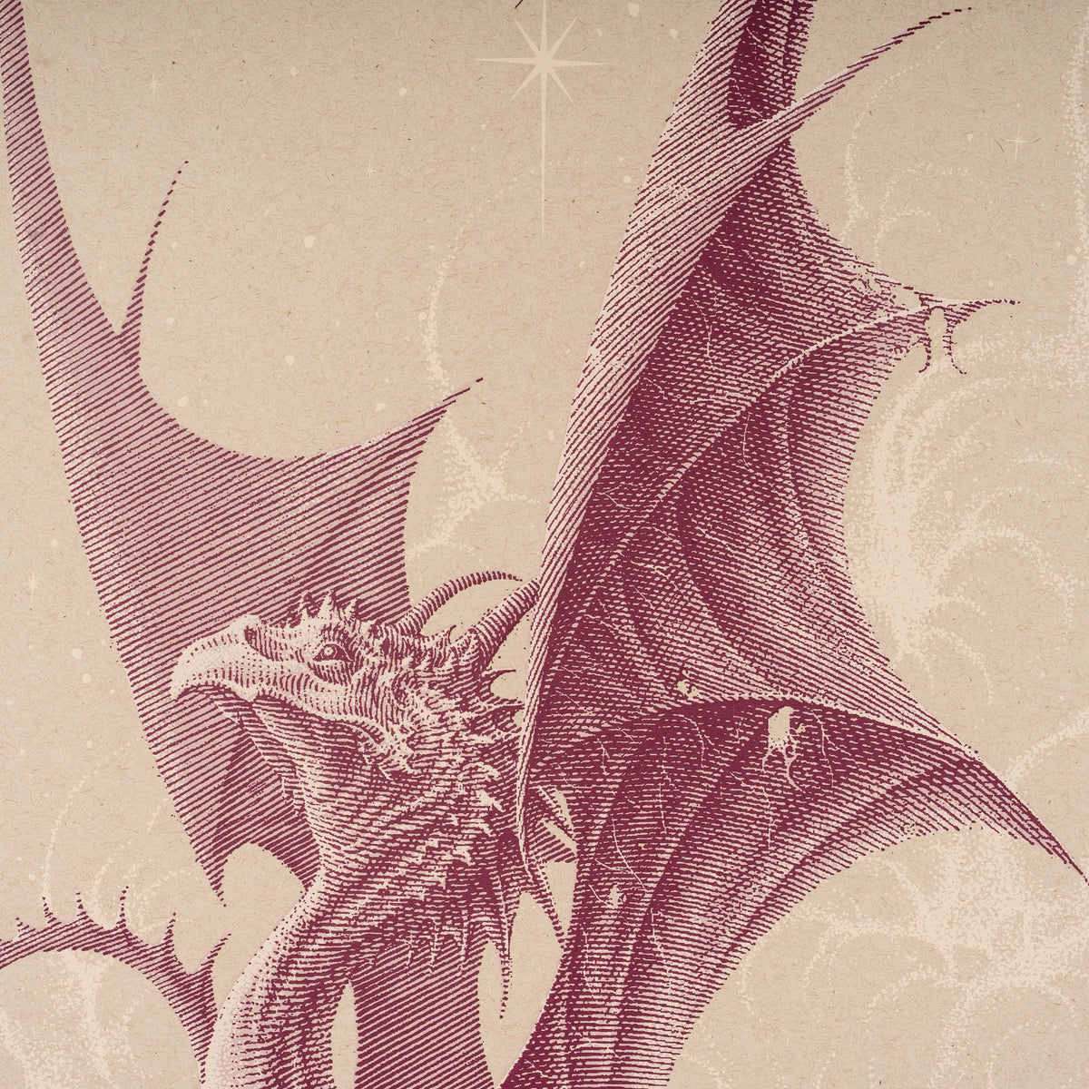 Vinegar Syndrome Dragon on the Mount - Screen Print