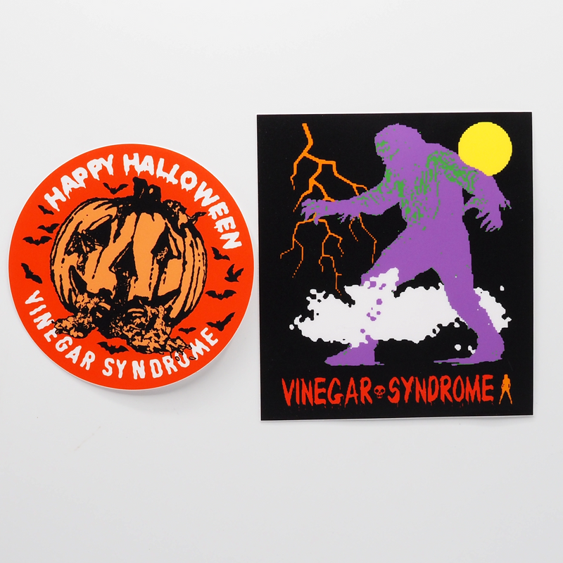 Vinegar Syndrome Halloween Stickers