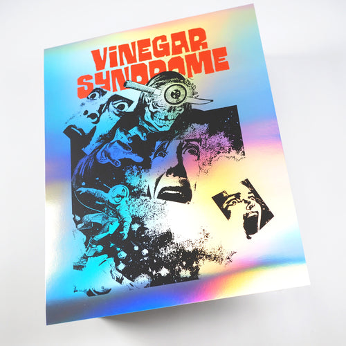 Vinegar Syndrome Cosmic Terror - Rainbow Holographic Screen Print