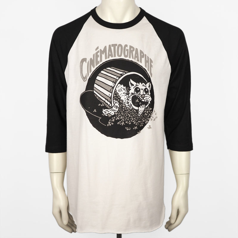 Cinématographe Feral Popcorn - 3/4 Sleeve Jersey Shirt