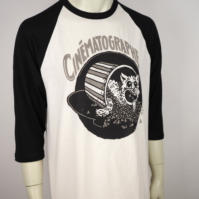 Cinématographe Feral Popcorn - 3/4 Sleeve Jersey Shirt