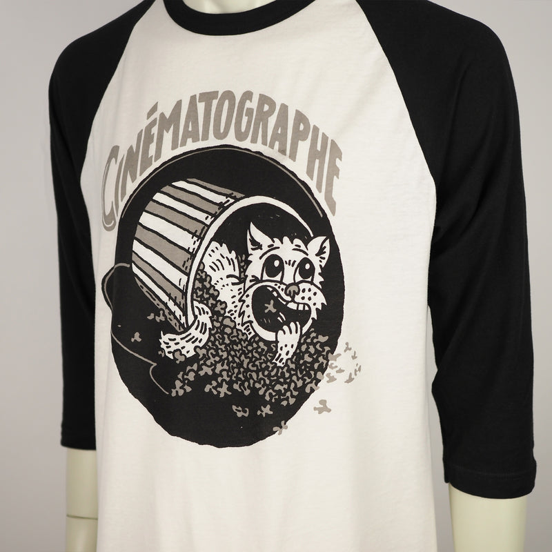 Cinématographe Feral Popcorn - 3/4 Sleeve Jersey Shirt