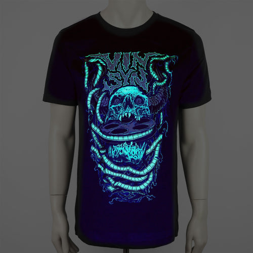 VinSyn Reel Skull - Glow-in-the-Dark Shirt