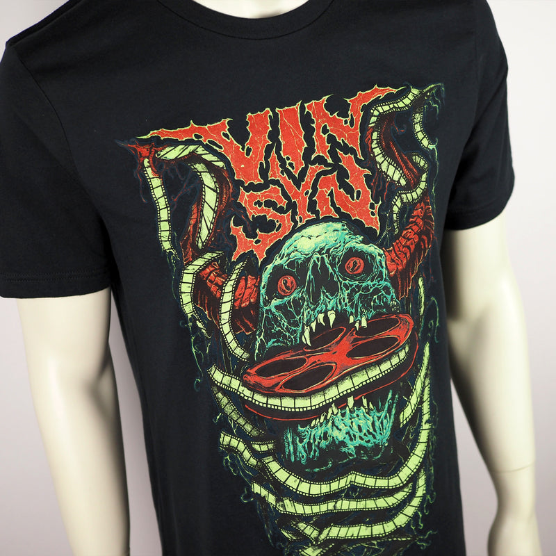 VinSyn Reel Skull - Glow-in-the-Dark Shirt