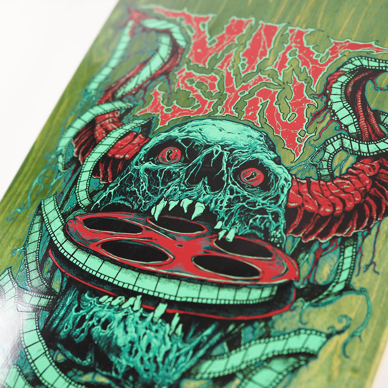 VinSyn Reel Skull - Skate Deck