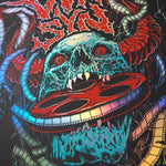 VinSyn Reel Skull - Rainbow Holographic Screen Print