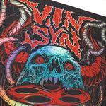 VinSyn Reel Skull - Rainbow Holographic Screen Print
