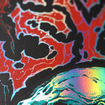 VinSyn Reel Skull - Rainbow Holographic Screen Print