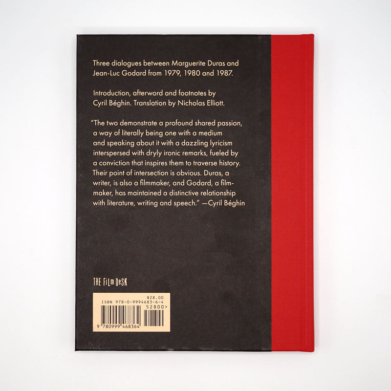 Duras / Godard Dialogues - Hardcover Book