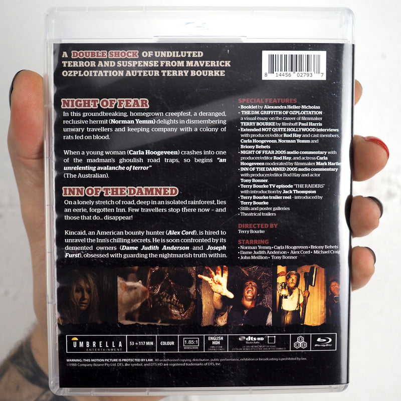 Inn of the Damned + Night of Fear Vinegar Syndrome