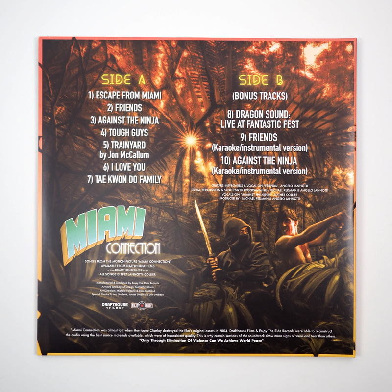 Miami Connection - Green & Clear Split Variant - Vinyl Soundtrack LP