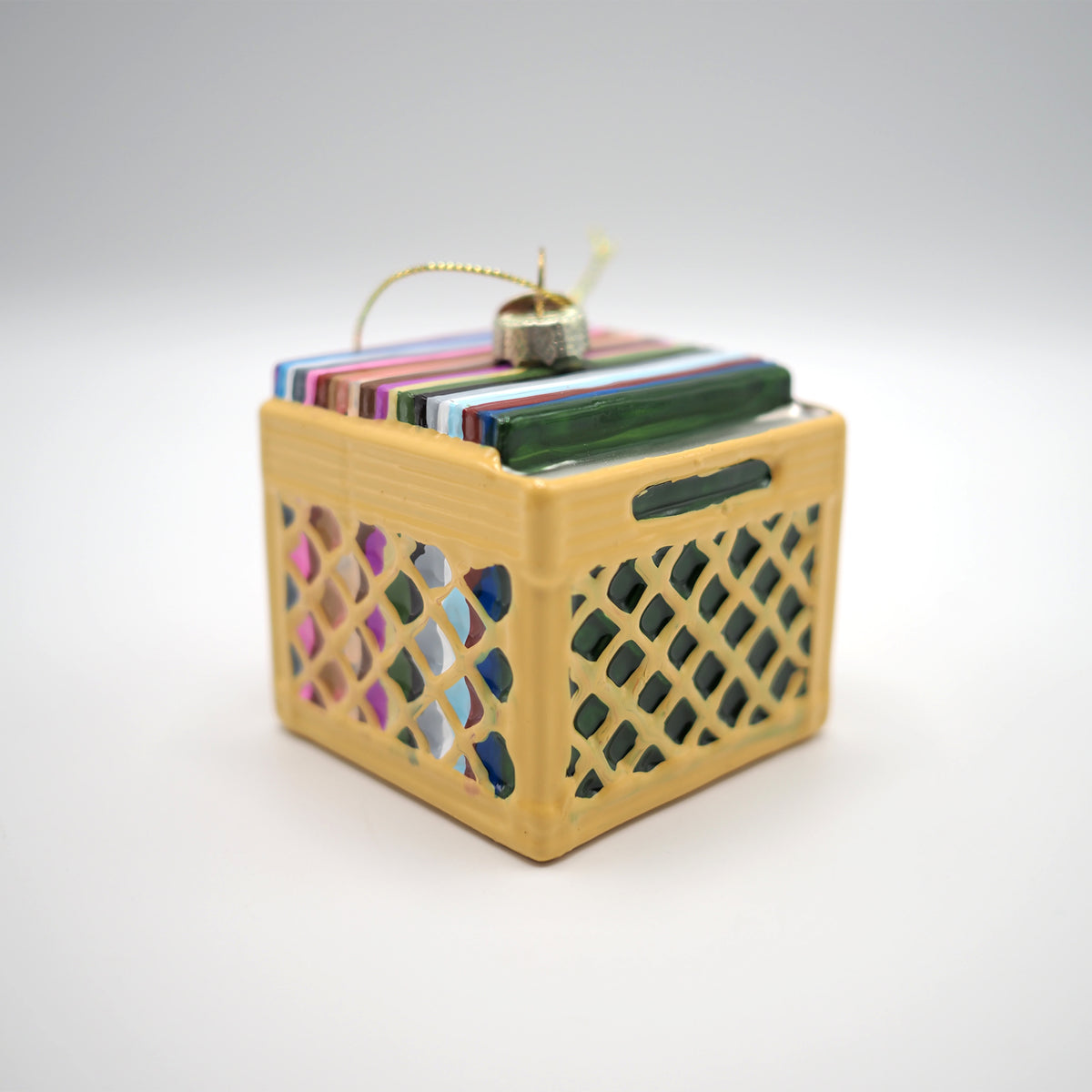 LP Crate - Glass Ornament