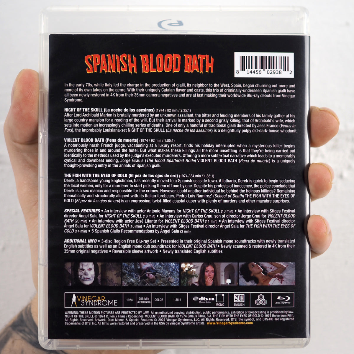 Spanish Blood Bath: Night of the Skull / Violent Blood Bath / The Fish with the Eyes of Gold