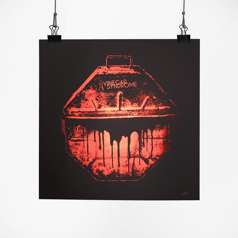 VS Canister of Doom - LP Sized Screen Print