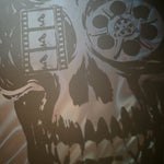 Cranialvision - VS 10 Year Anniversary Edition Holographic Black Lava Ghost Skull - Screen Print