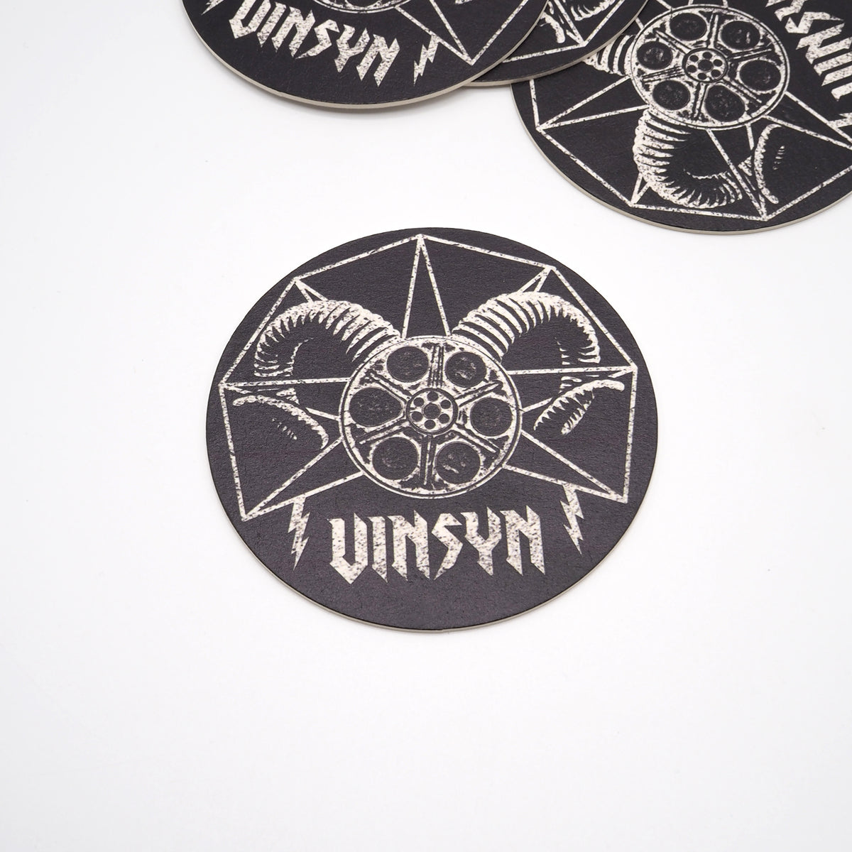 VinSyn Metal Horns Coaster