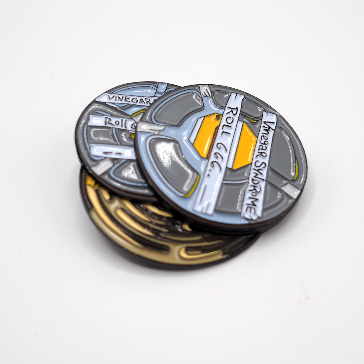 VSMC Film Stack Enamel Pin