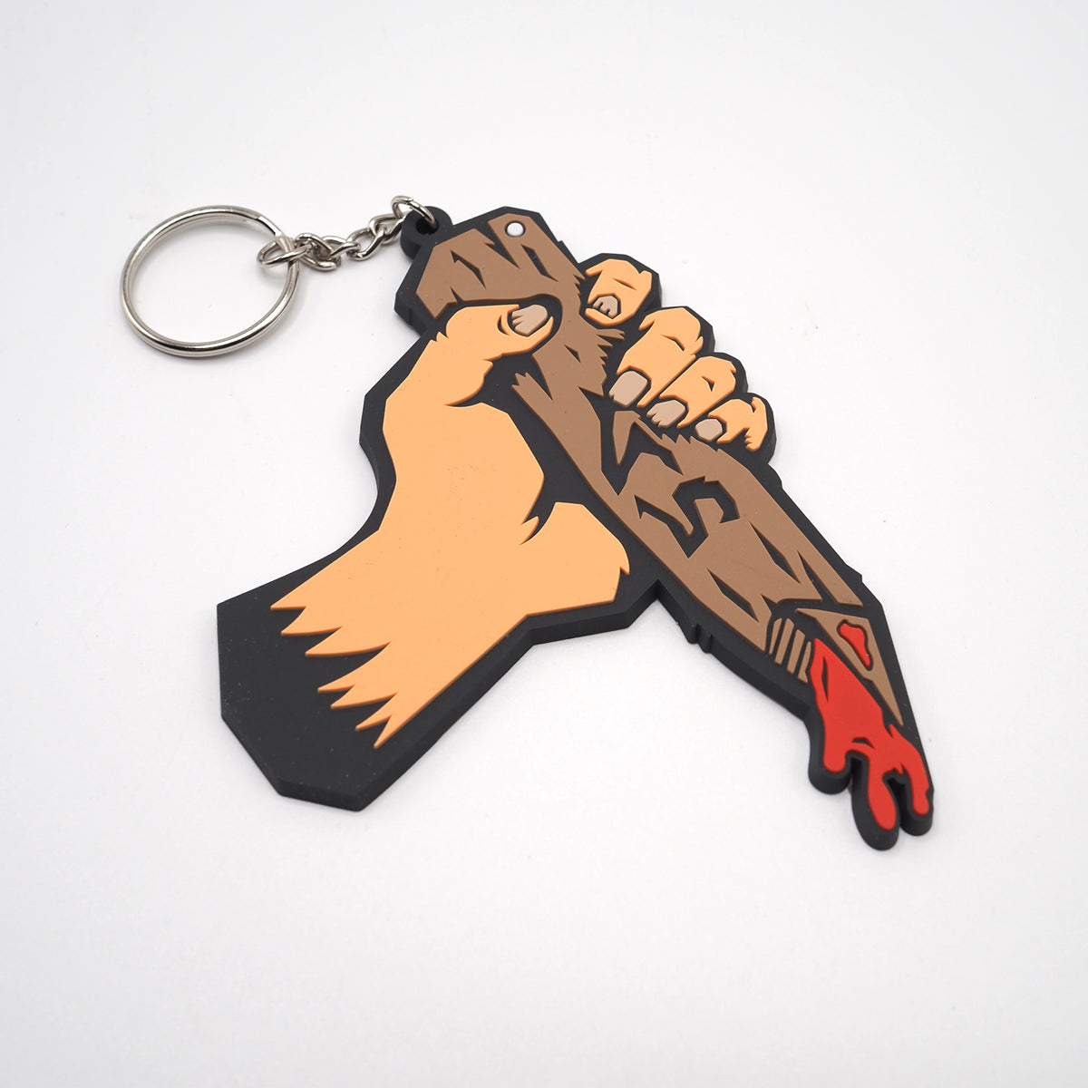 Wooden Stake Keychain