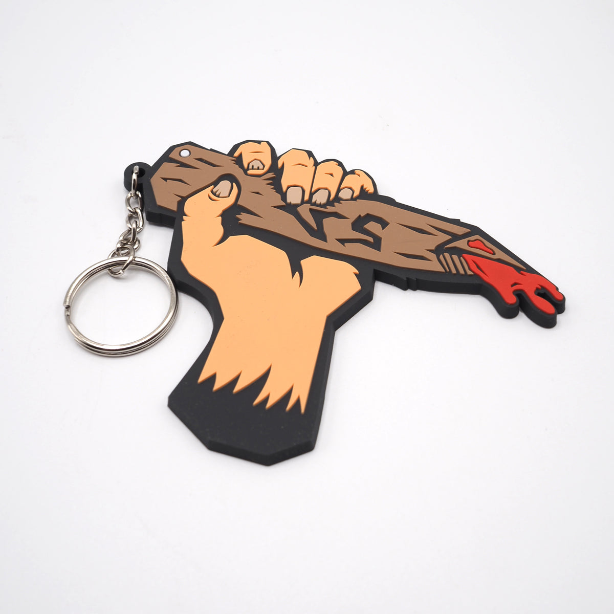 Wooden Stake Keychain